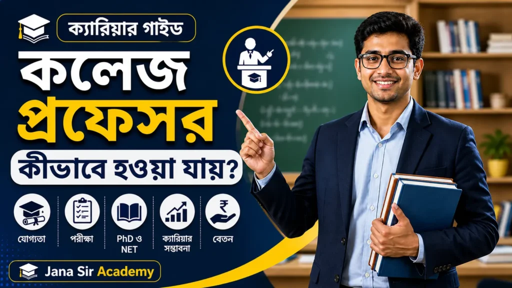 কলেজ প্রফেসর কীভাবে হওয়া যায়