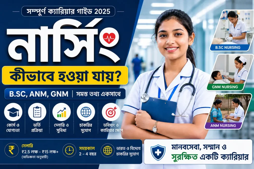 নার্সিং কীভাবে হওয়া যায়
